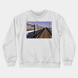 Southend on Sea Pier and Train Essex Crewneck Sweatshirt